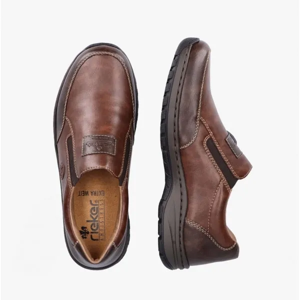 03354-26 Mens Slip-On Shoes Brown