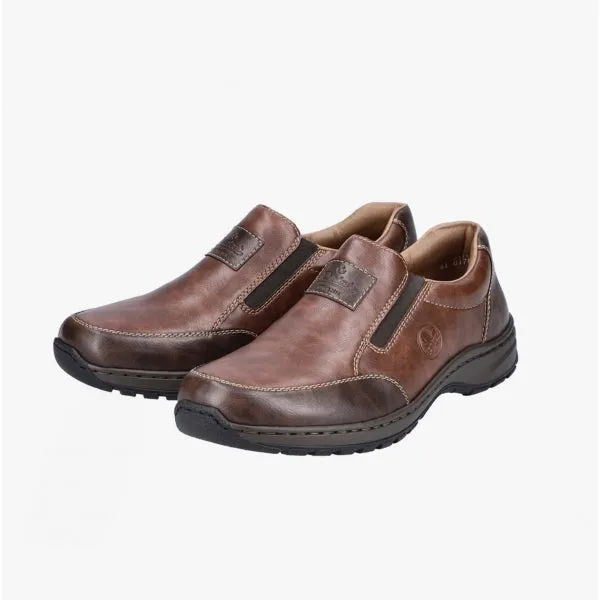 03354-26 Mens Slip-On Shoes Brown