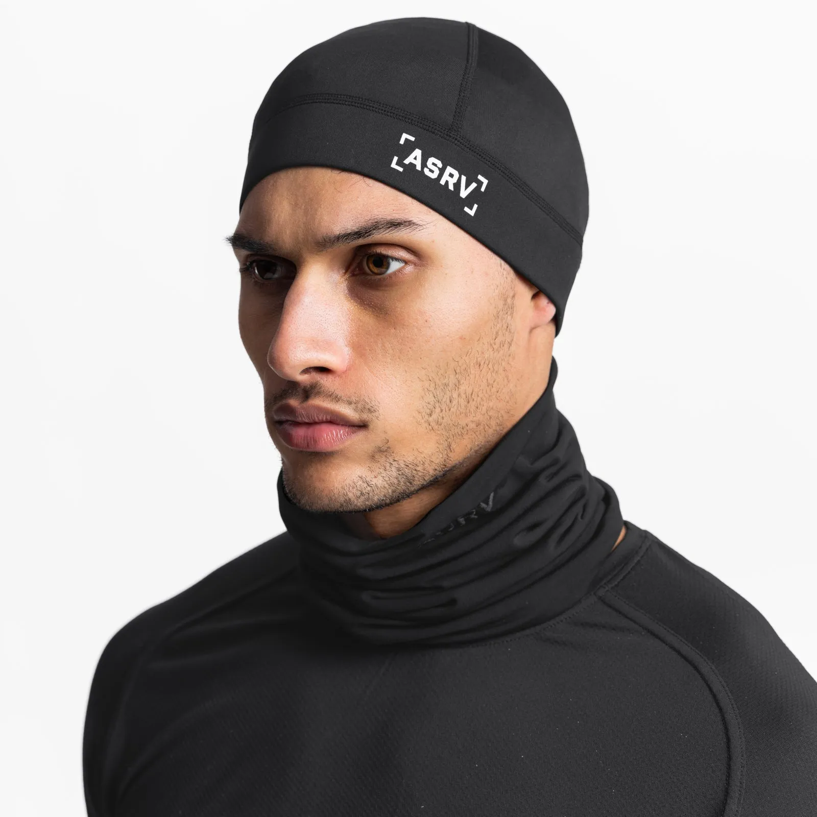 0545. Performance Bracket Logo Skull Cap - Black