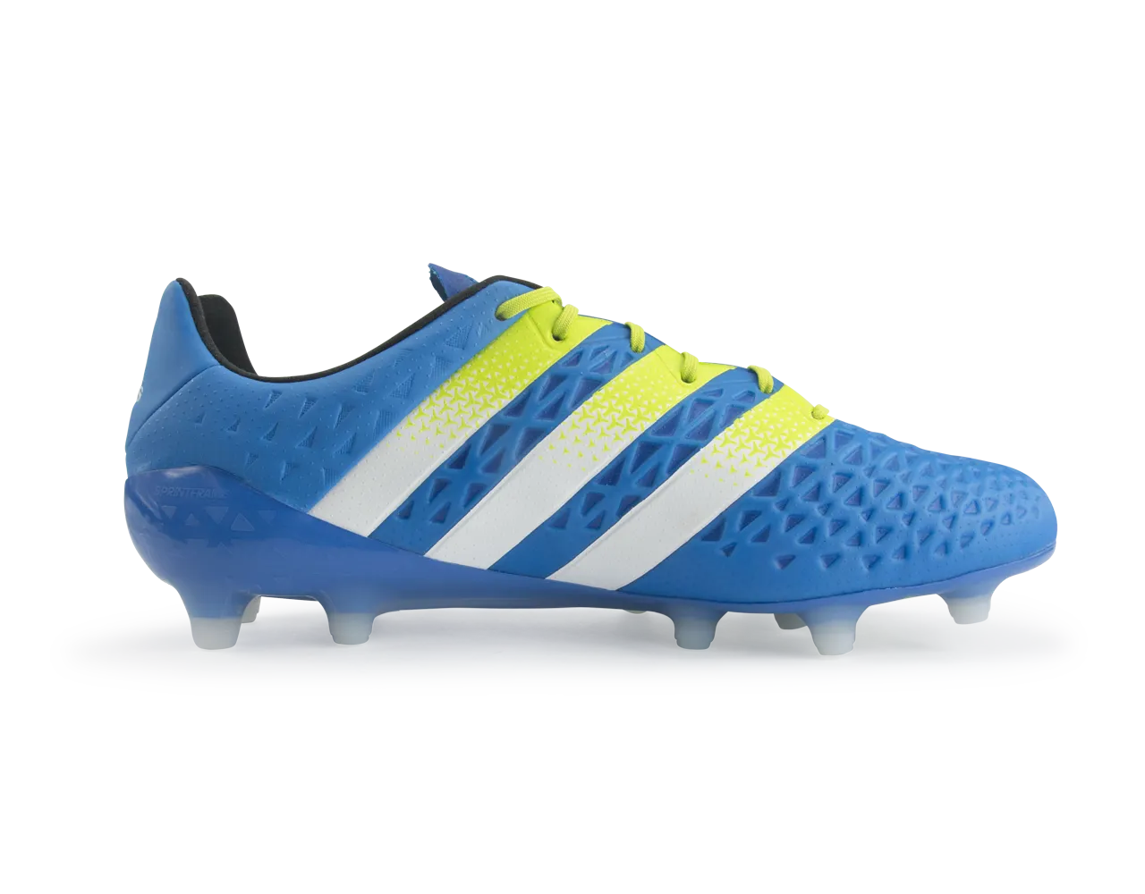 adidas Men's ACE 16.1 FG/AG Blue/White/Solar Slime