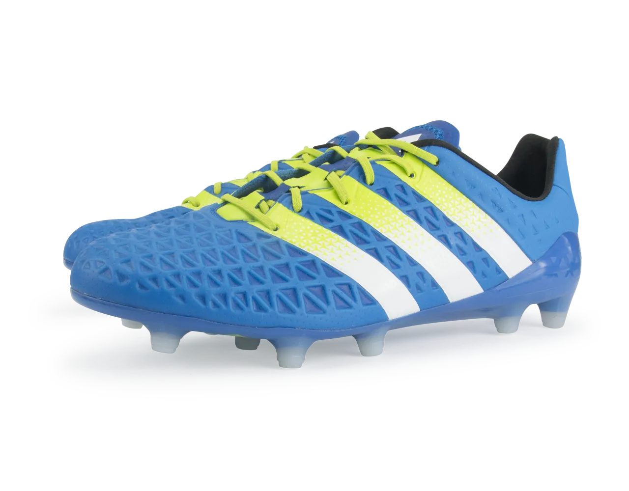 adidas Men's ACE 16.1 FG/AG Blue/White/Solar Slime