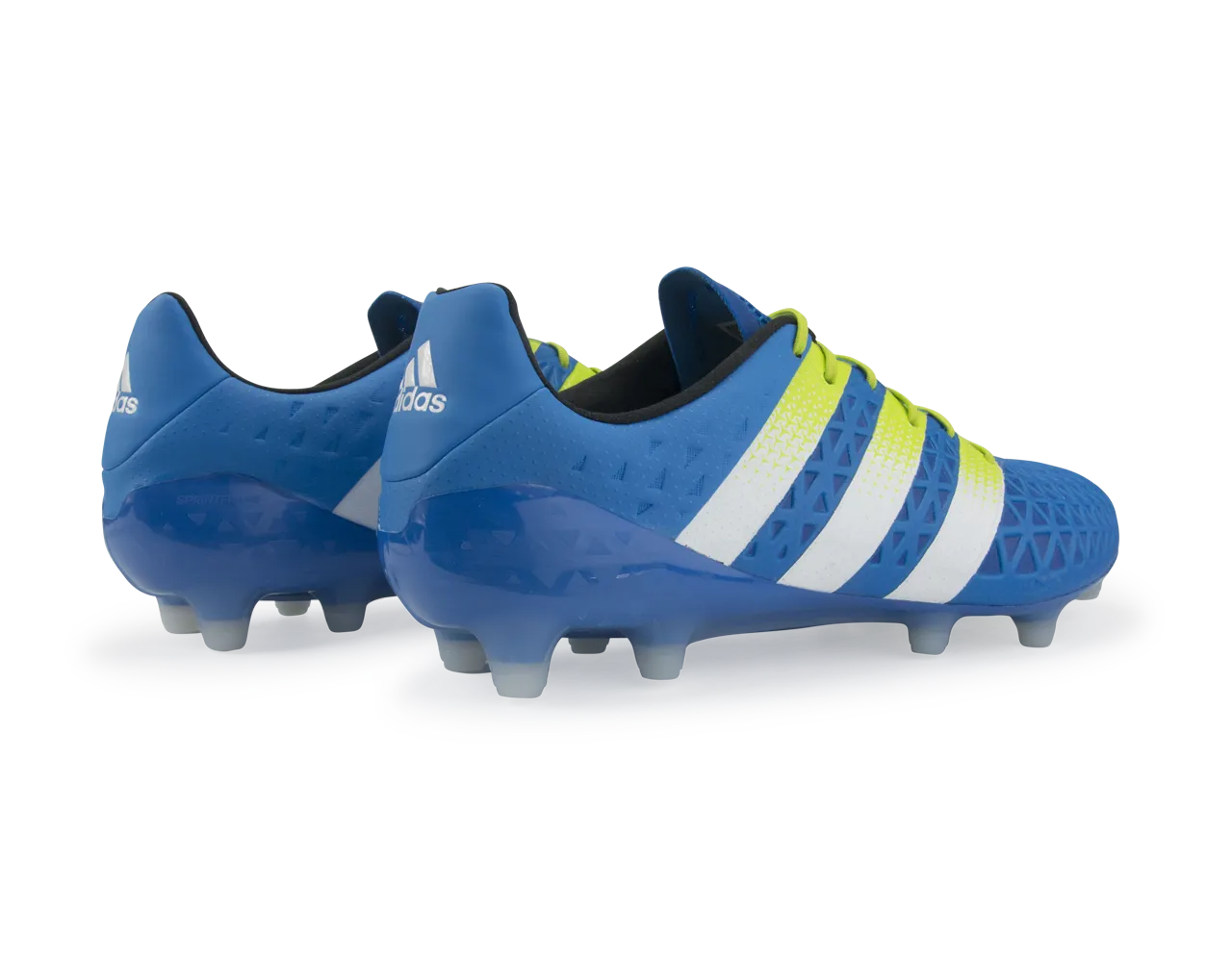 adidas Men's ACE 16.1 FG/AG Blue/White/Solar Slime