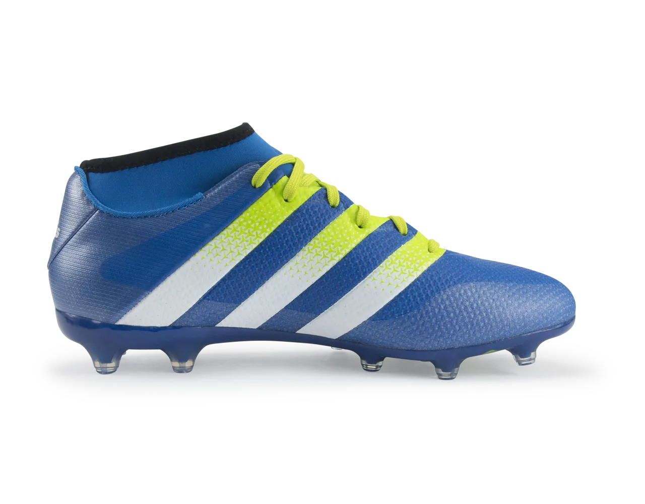 adidas Men's ACE 16.2 Primemesh FG/AG Blue/White/Solar Slime