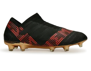 adidas Men's Nemeziz 17  FG Core Black/Solar Red