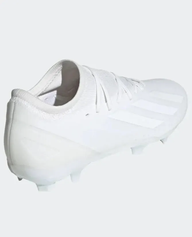 Adidas X Crazyfast.3 FG Football Boots (White/White/White)