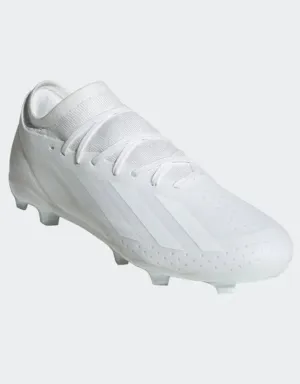 Adidas X Crazyfast.3 FG Football Boots (White/White/White)