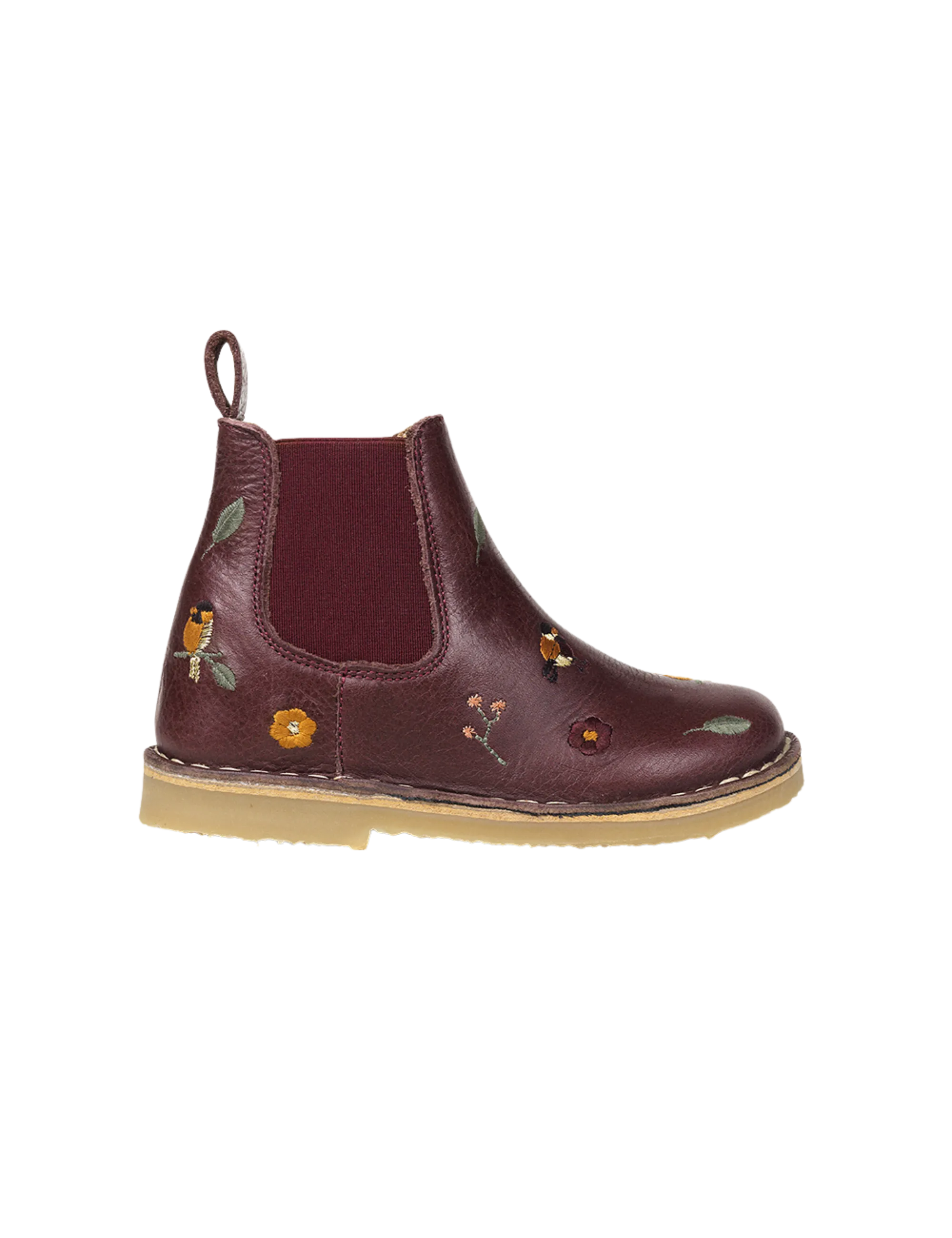 Ankle Boot Birds - Plum