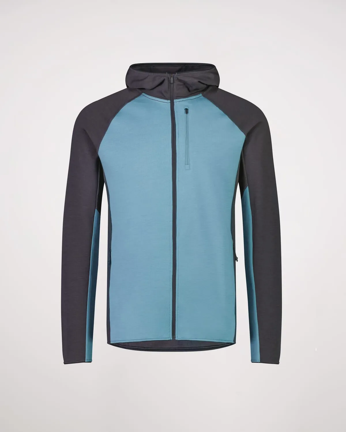 Approach Merino Gridlock Hood - Ash Blue / Shale