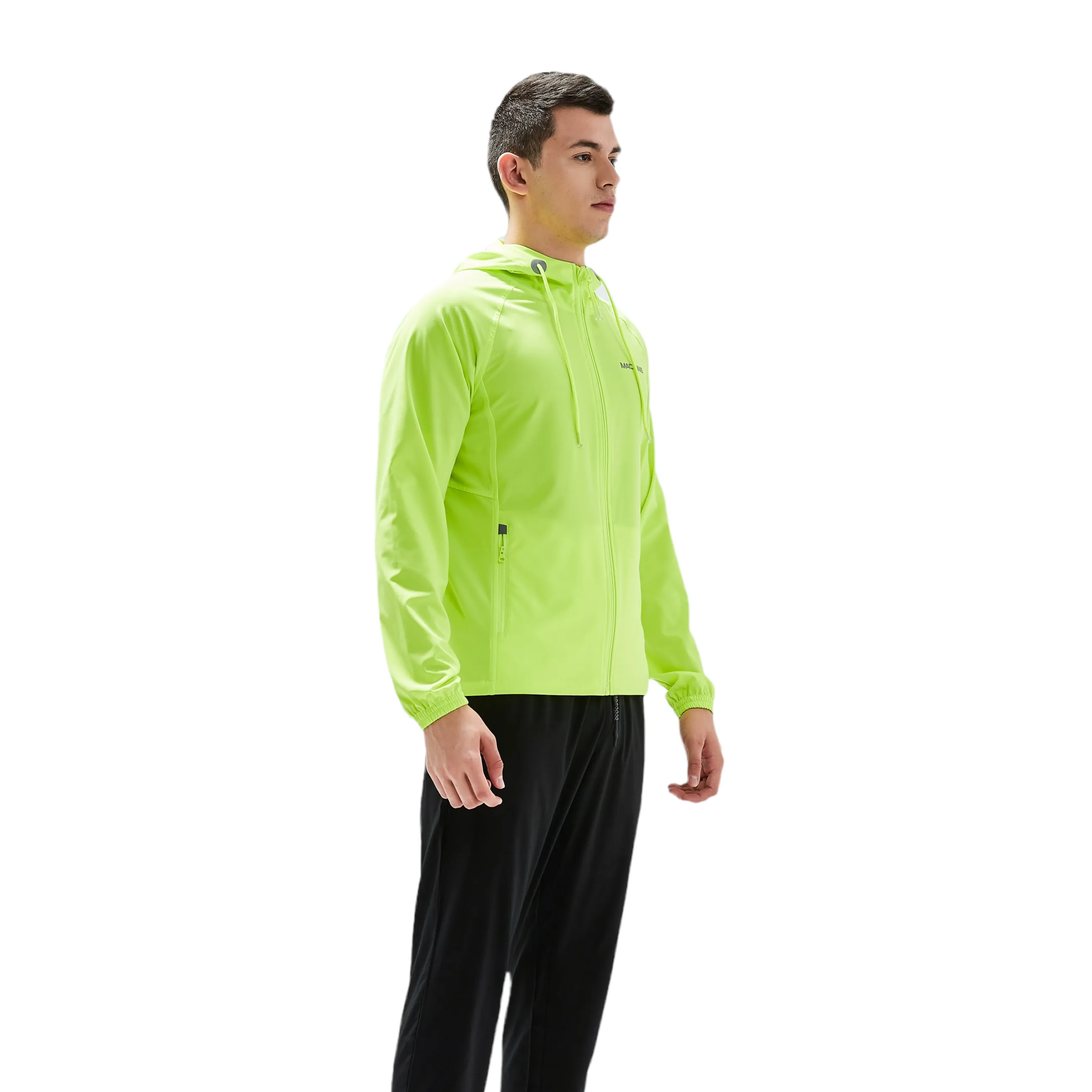 Bay Chester Trainer Jacket -Neon green