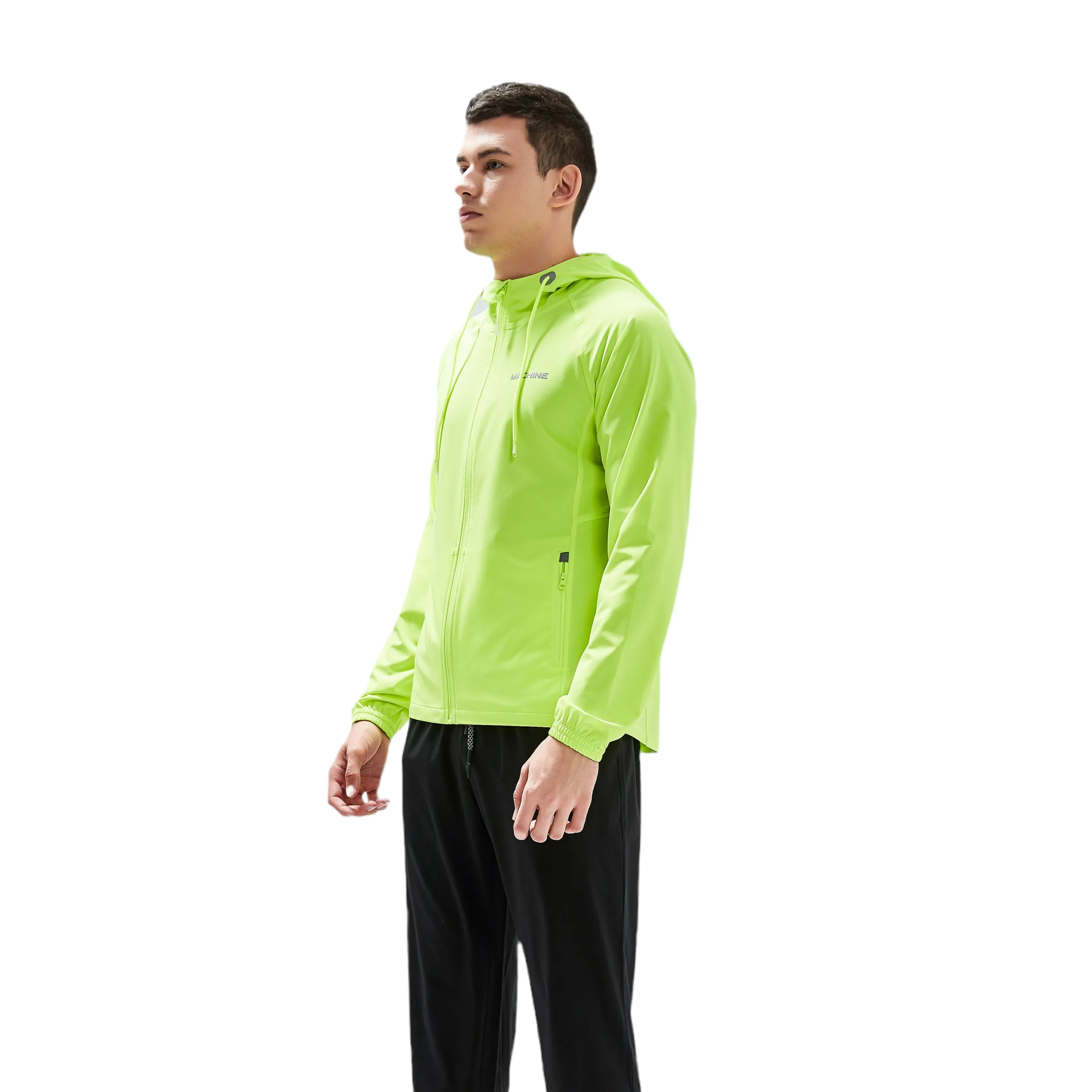 Bay Chester Trainer Jacket -Neon green