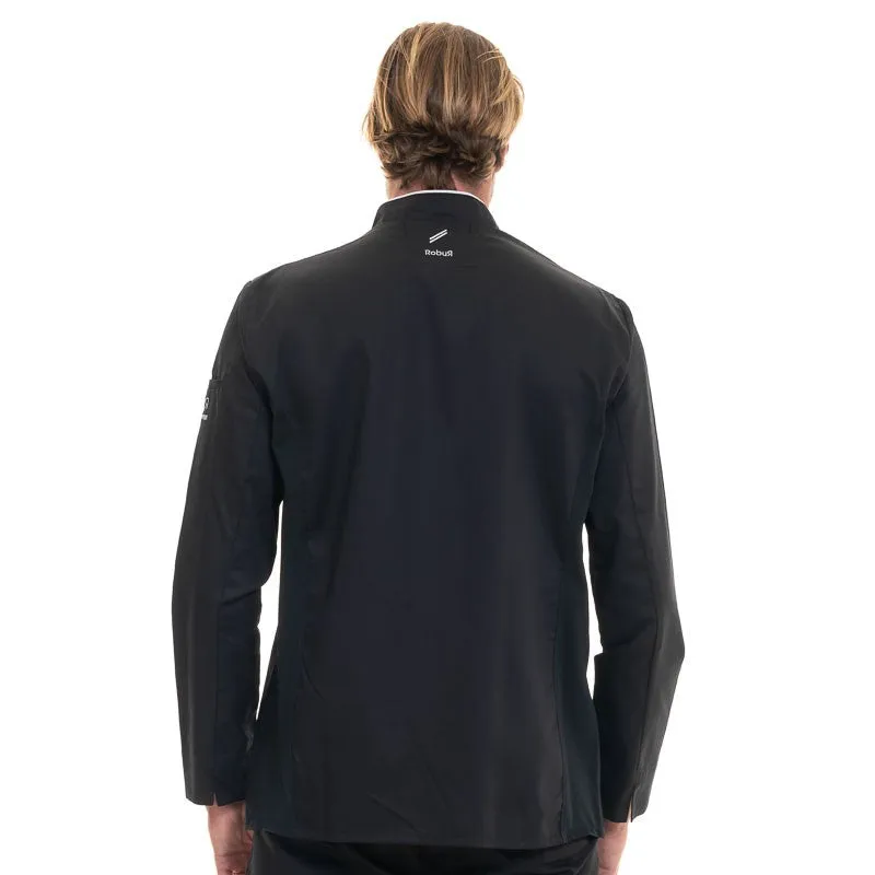 Black Long Sleeve Kitchen Coat - ERIC - ROBUR