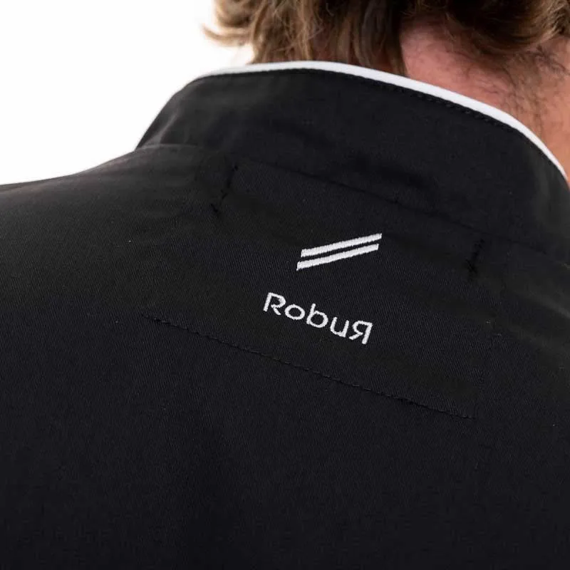 Black Long Sleeve Kitchen Coat - ERIC - ROBUR