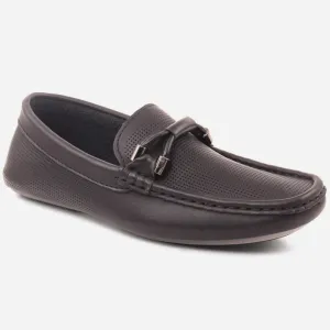 Boys "HENRY" Rubber Sole Cushioned Moccasins