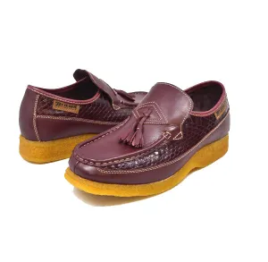 Brooklyn 2 Snake Skin & Leather Slip-On Shoe with Classic Moc Toe