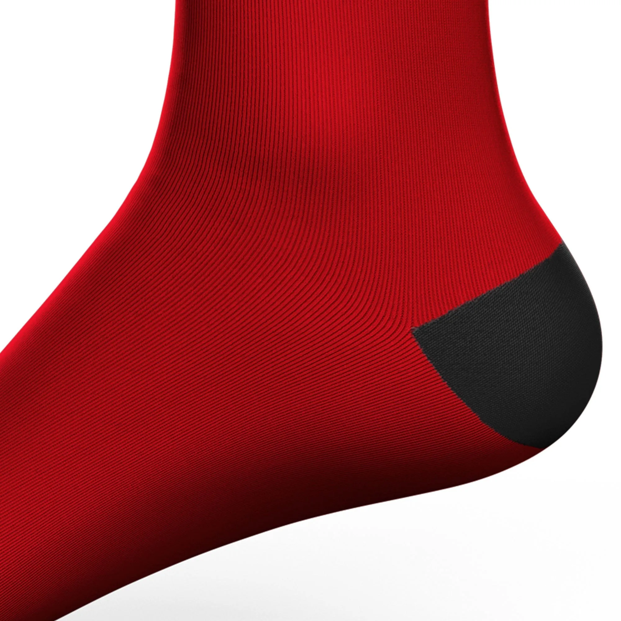 BWB 3 Pairs Red Crew Cycling Socks