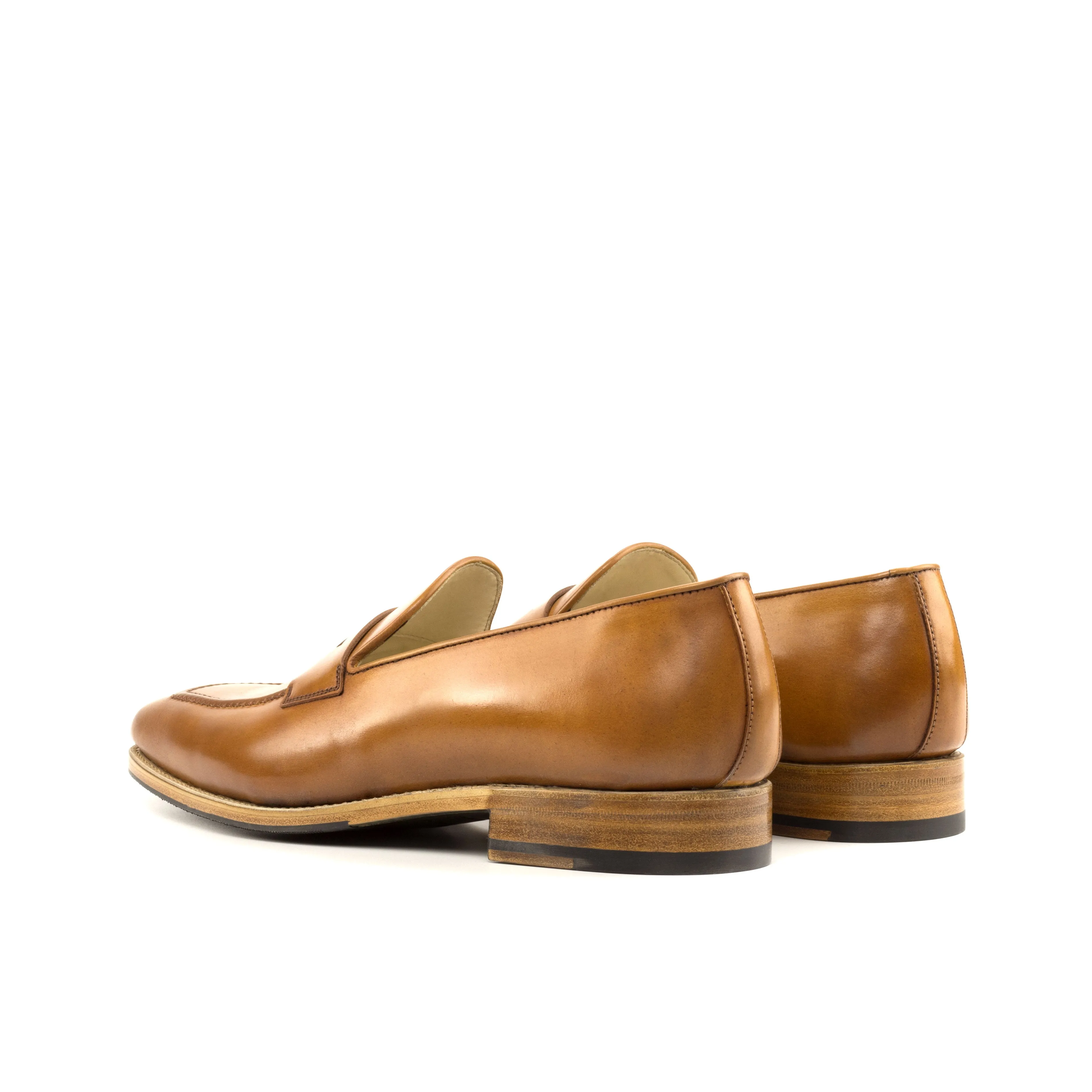 Cognac Shell Cordovan Loafer