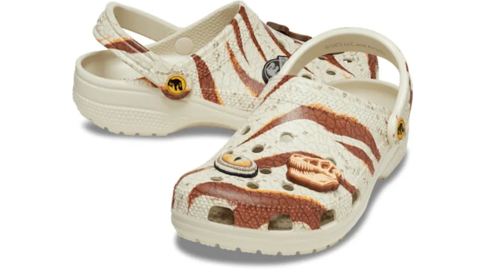 Crocs Jurassic World Classic Bone Clog