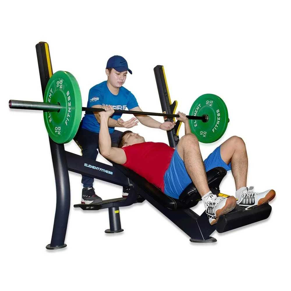 Element Fitness Olympic Incline Gym Bench