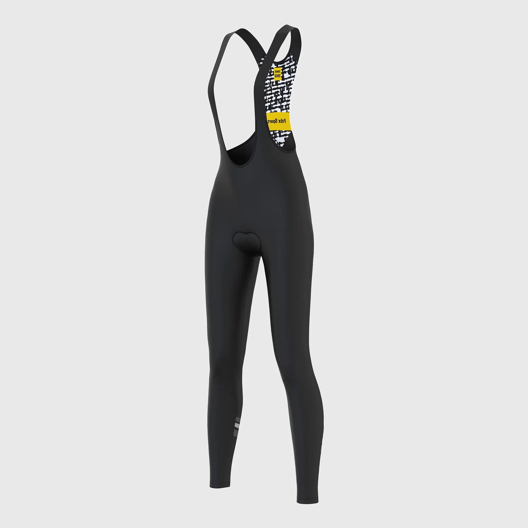 Fdx Limited Edition Women's & Girl's Black Thermal Roubaix Padded Cycling Bib Tights