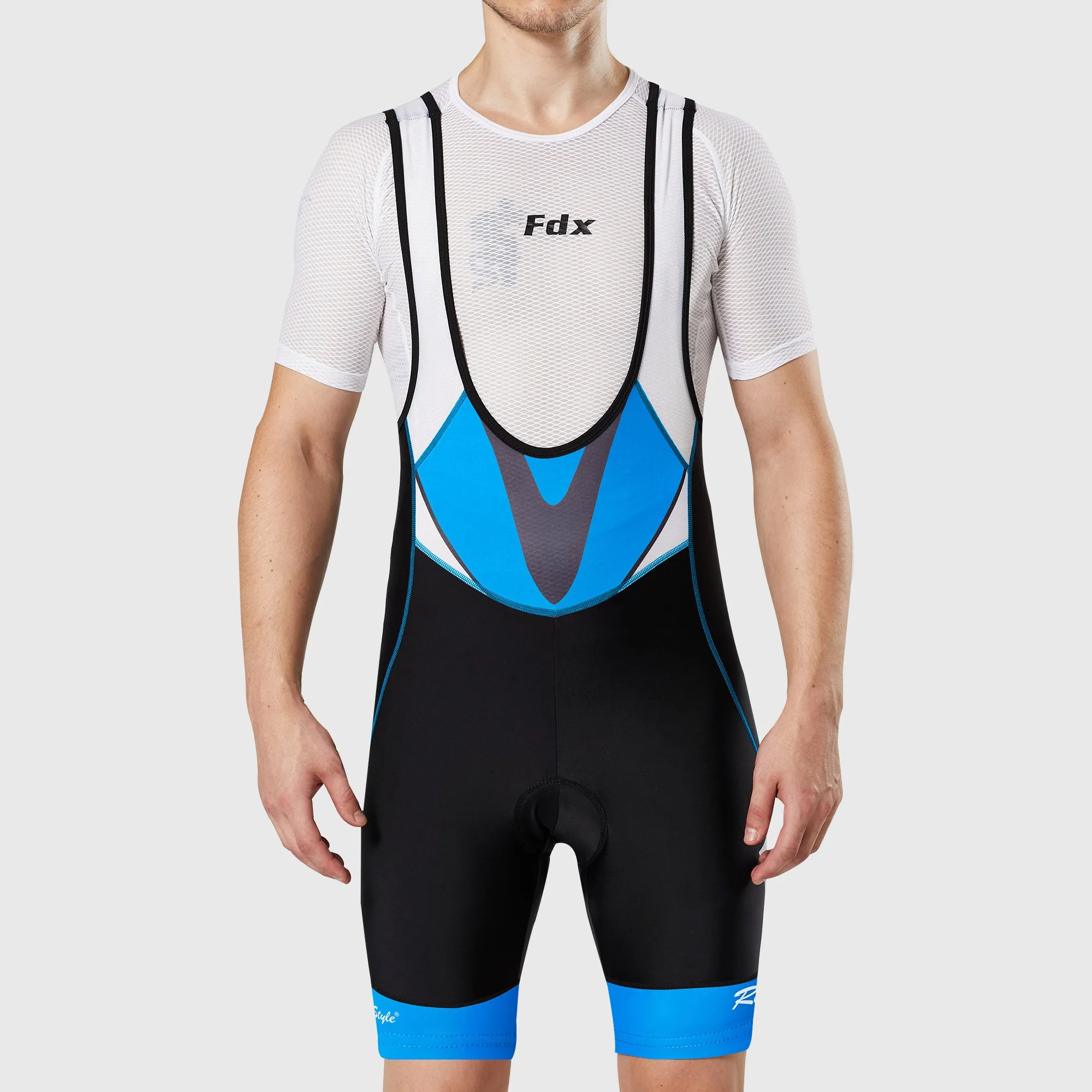 Fdx Velocity Blue Men's & Boy's Summer Cycling Bib Shorts