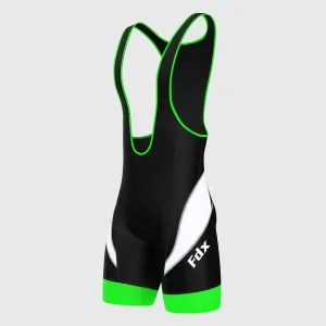 Fdx Windsor Green Men's & Boy's Padded Summer Cycling Bib Shorts