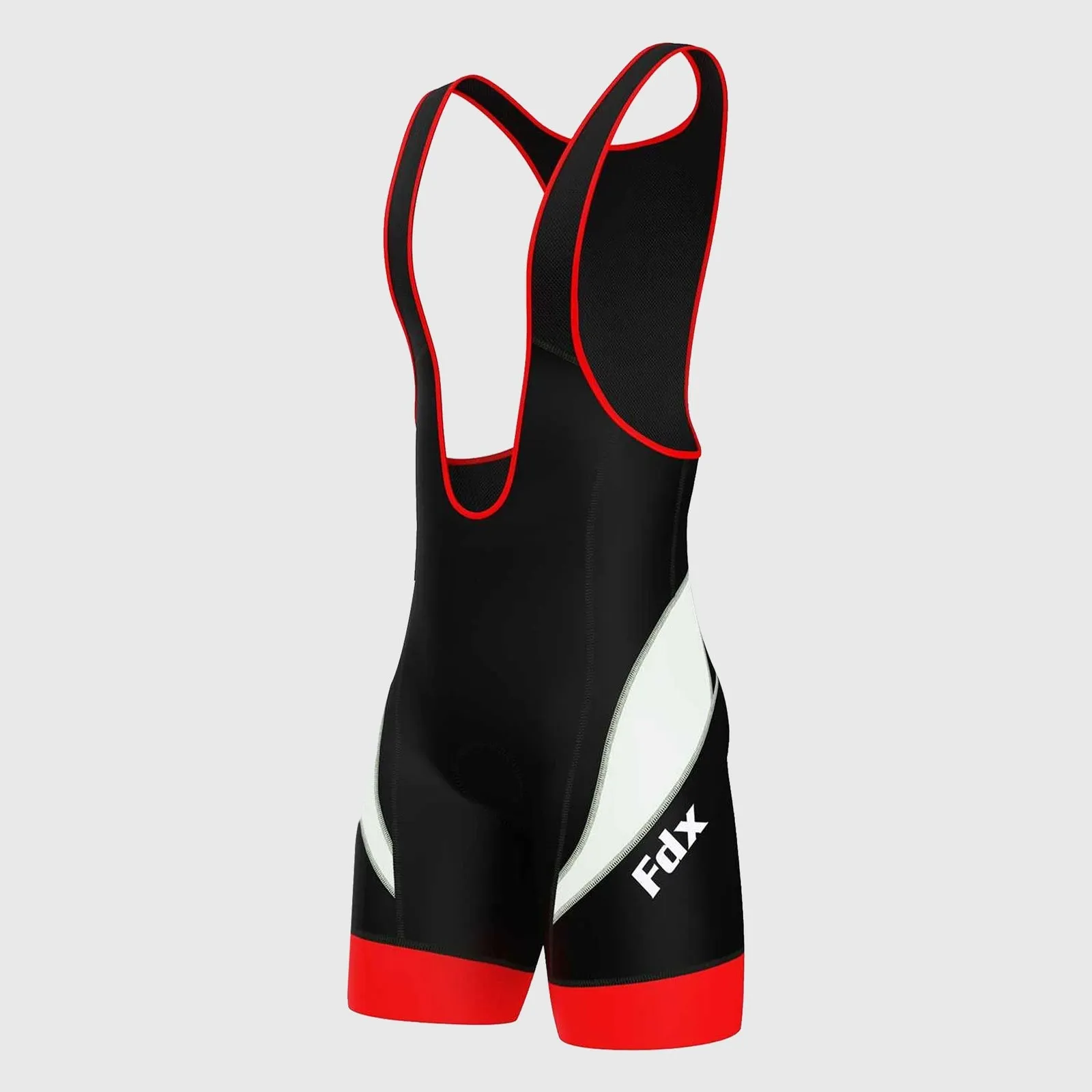 Fdx Windsor Red Men's & Boy's Padded Summer Cycling Bib Shorts