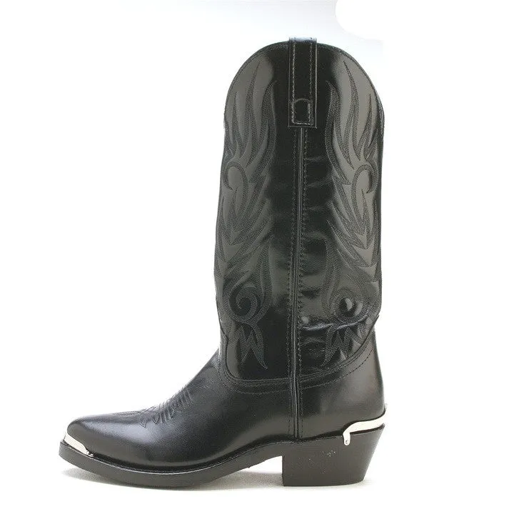 Laredo Black Crazy Horse Leather Boots