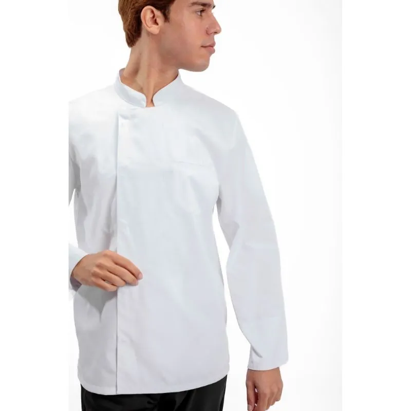 Mens Premium Short Sleeve White Chef Coat - MANELLI