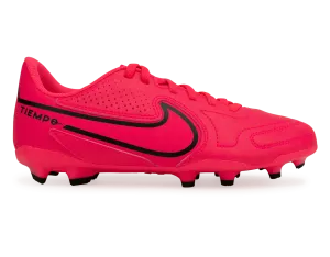 Nike Kids Tiempo Legend 9 Club FG/MG Pink/Black