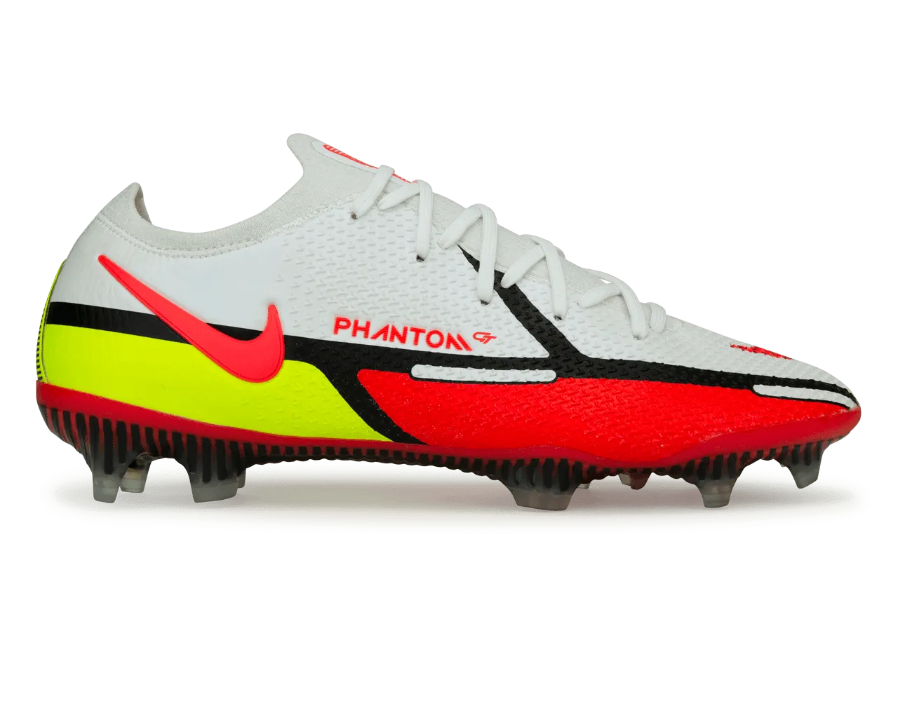 Nike Men's Phantom GT2 Elite FG White/Bright Crimson