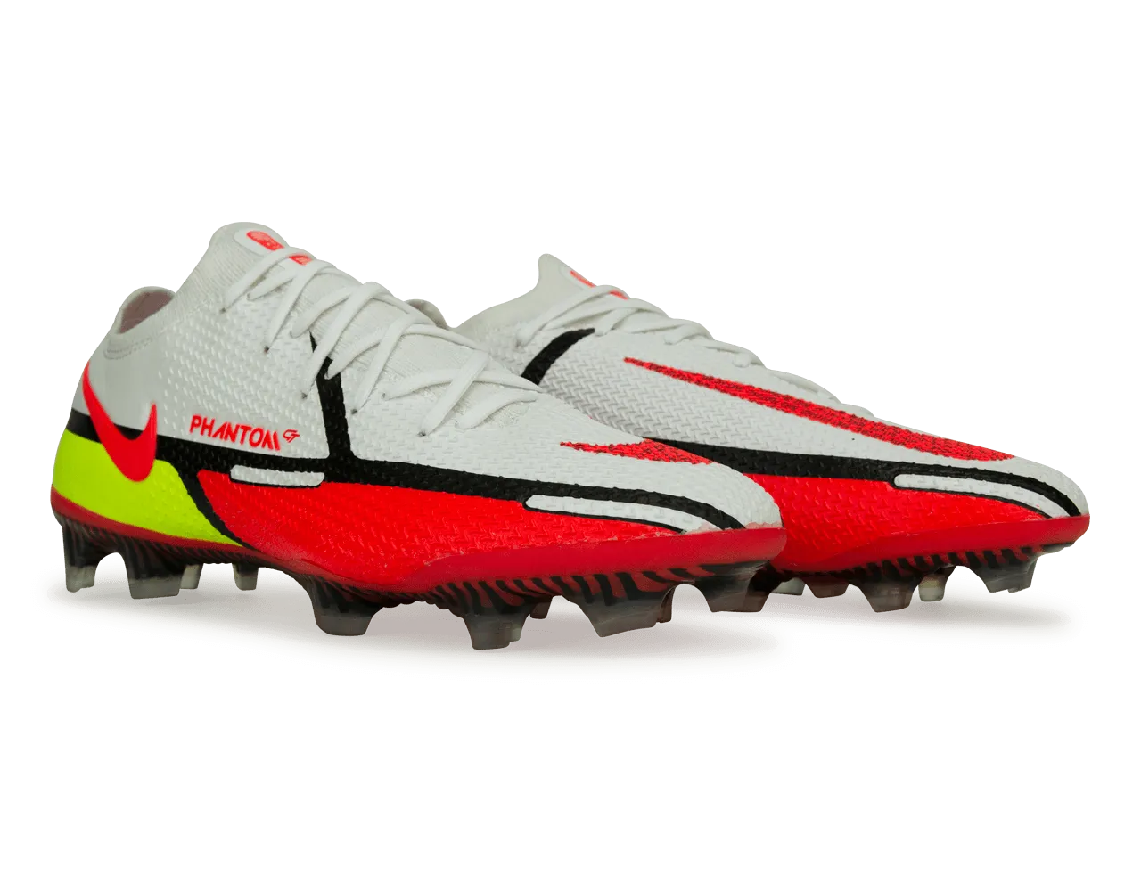 Nike Men's Phantom GT2 Elite FG White/Bright Crimson