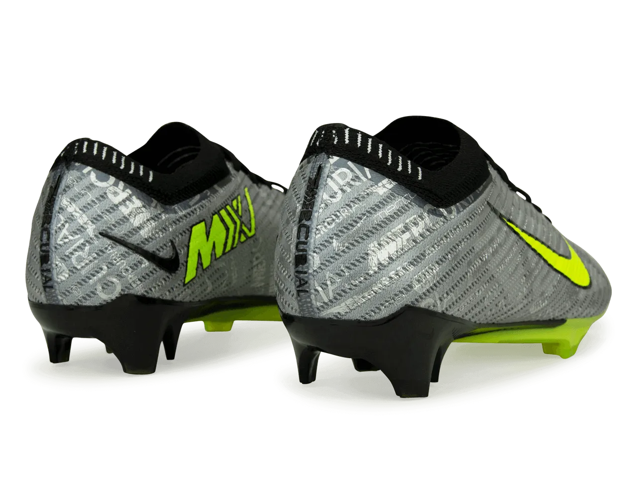 Nike Men's Zoom Mercurial Vapor 15 Elite XXV FG Silver/Volt