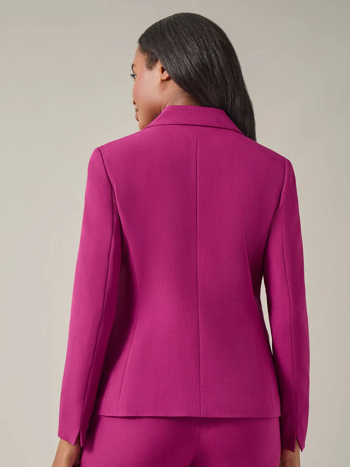 Plus Ava Jacket, Iconic Stretch Crepe