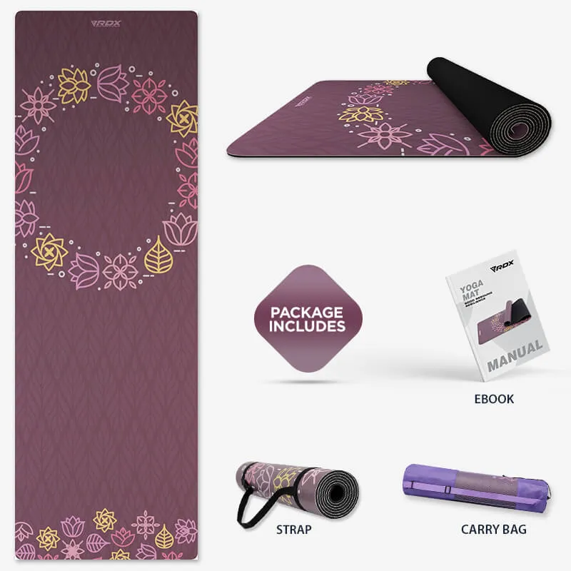 RDX D2 6mm PU Rubber Yoga Mat