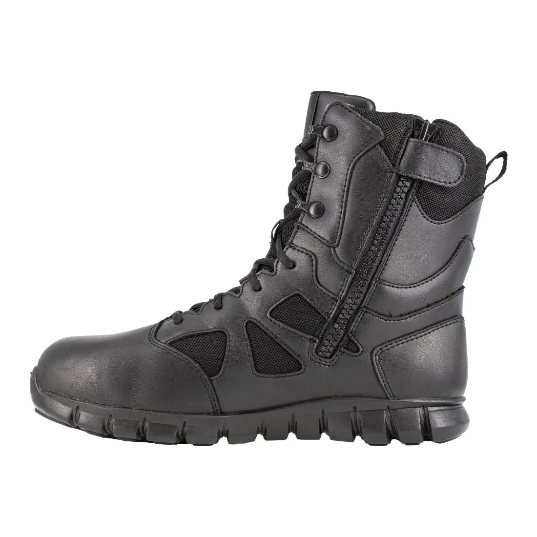 Reebok Sublite Cushion Tactical SZ Men's 8" Composite Toe Safety Boot - Black IB8800