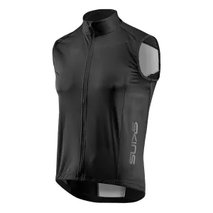 SKINS CYCLE WINDPROOF VEST GRAPHITE/BLACK