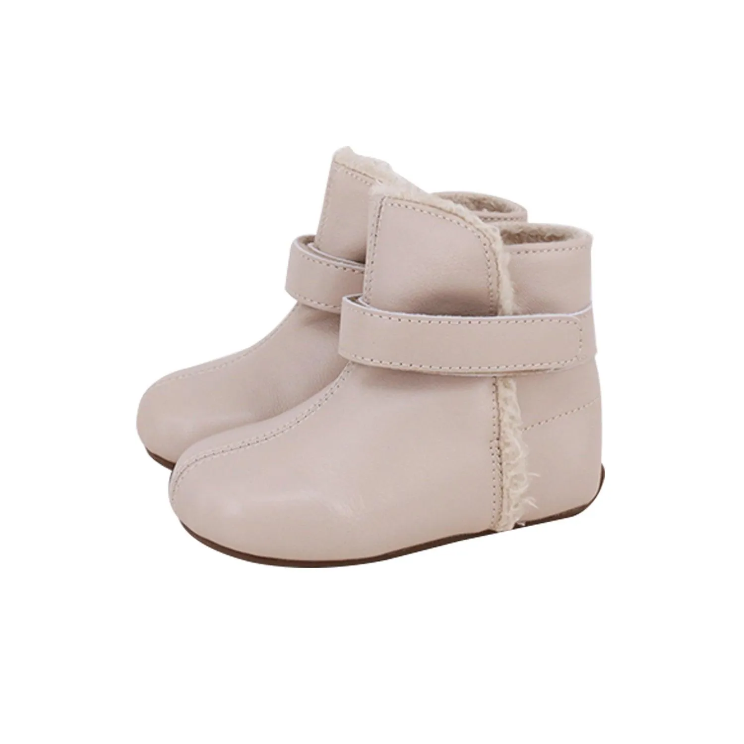 SNUG Baby & Toddler First/Pre Walker Boots Cream