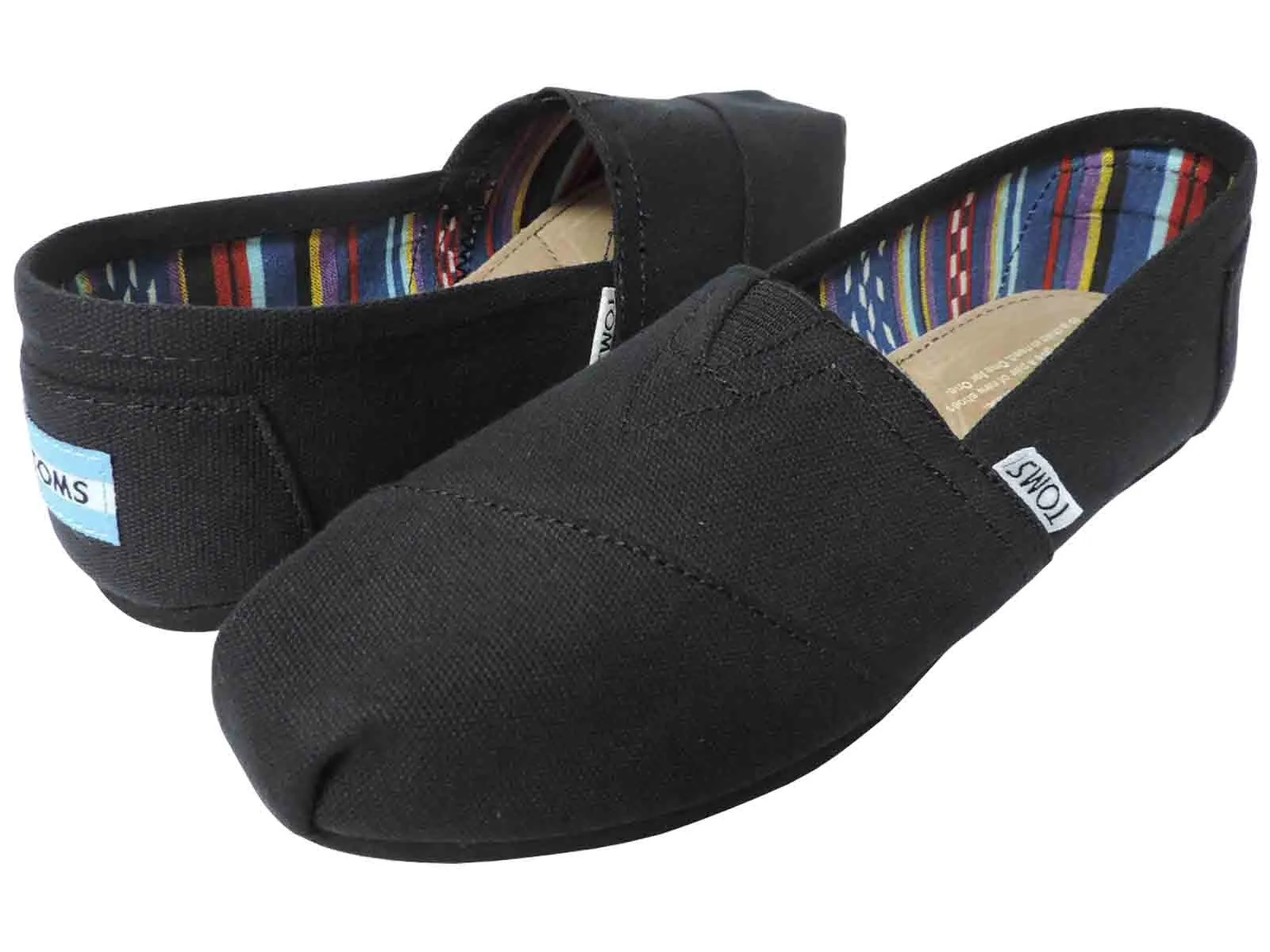 Toms Women's Classic Canvas Black / Black