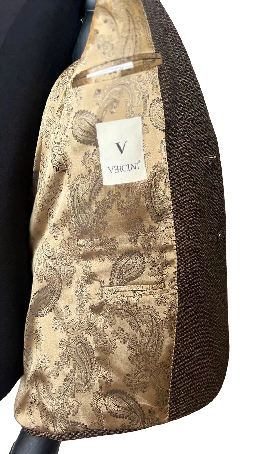 Vercini Brown  Men's Blazer